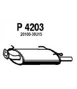 FENNO STEEL - P4203 - Глушитель NISSAN MAXIMA QX 2.0-3.0 97-